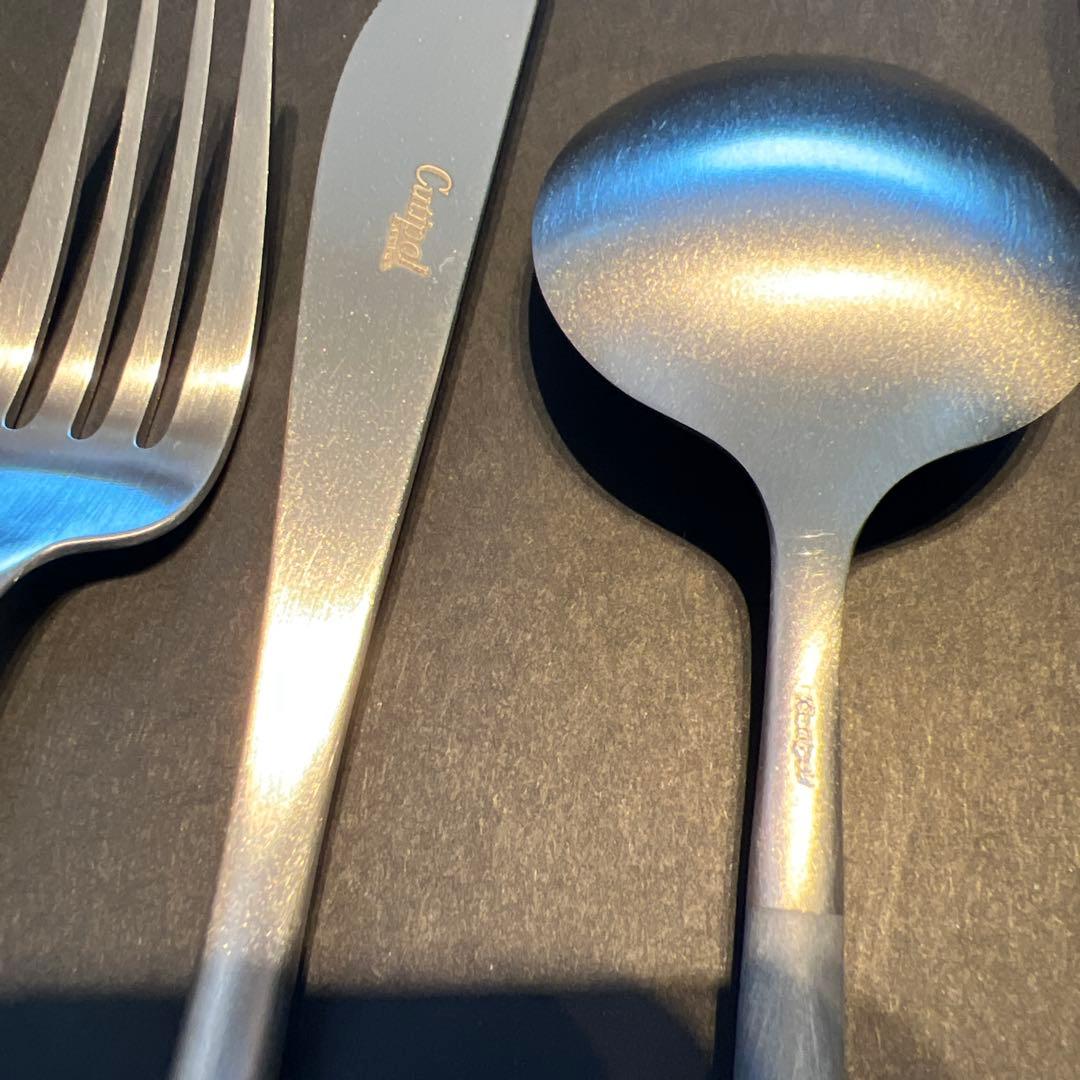 Cutipolクチポールカトラリーセットグレーシルバー箸＆箸置き合計10点箱入り