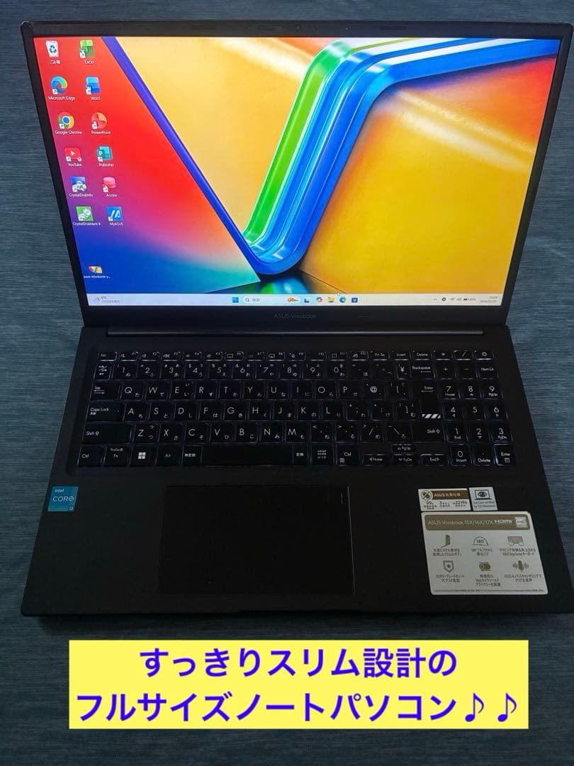 asus vivobook 15 K3504Z バッテリー新品！Office！