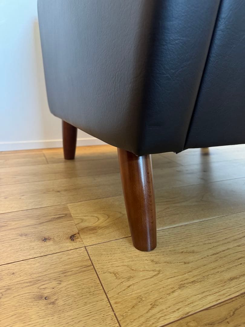 karimoku カリモク ロビーチェア ソファ 1シーター ブラック