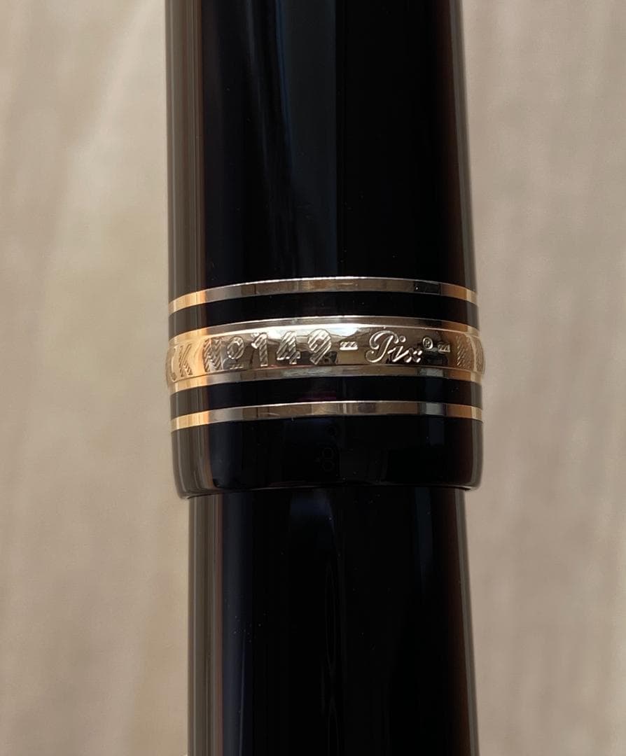 超美品　現行品 モンブラン 149 18K 中字 Au750 吸入式 万年筆