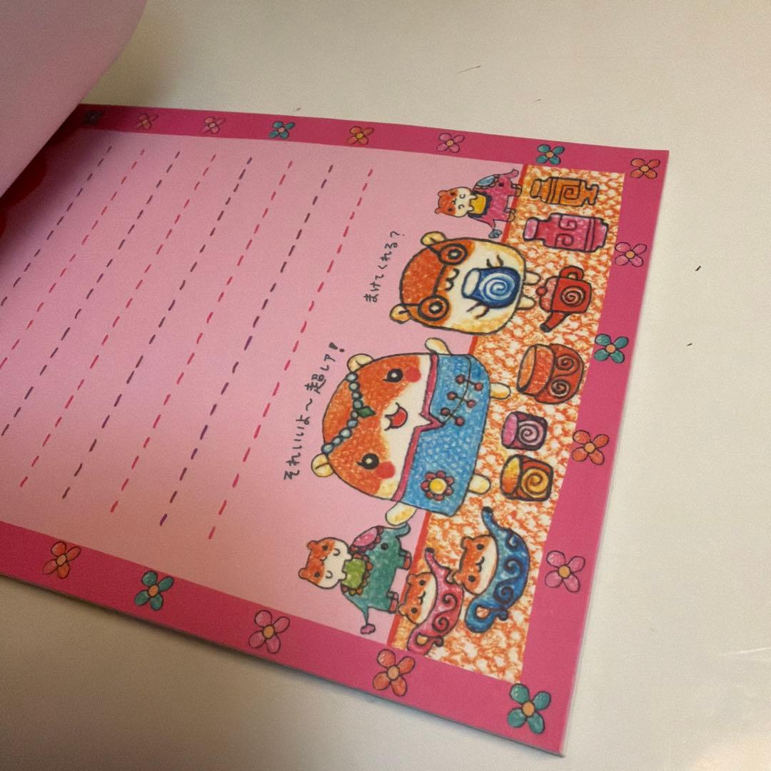 ハムッちフリーマーケット メモ帳 平成レトロ　ハムスター