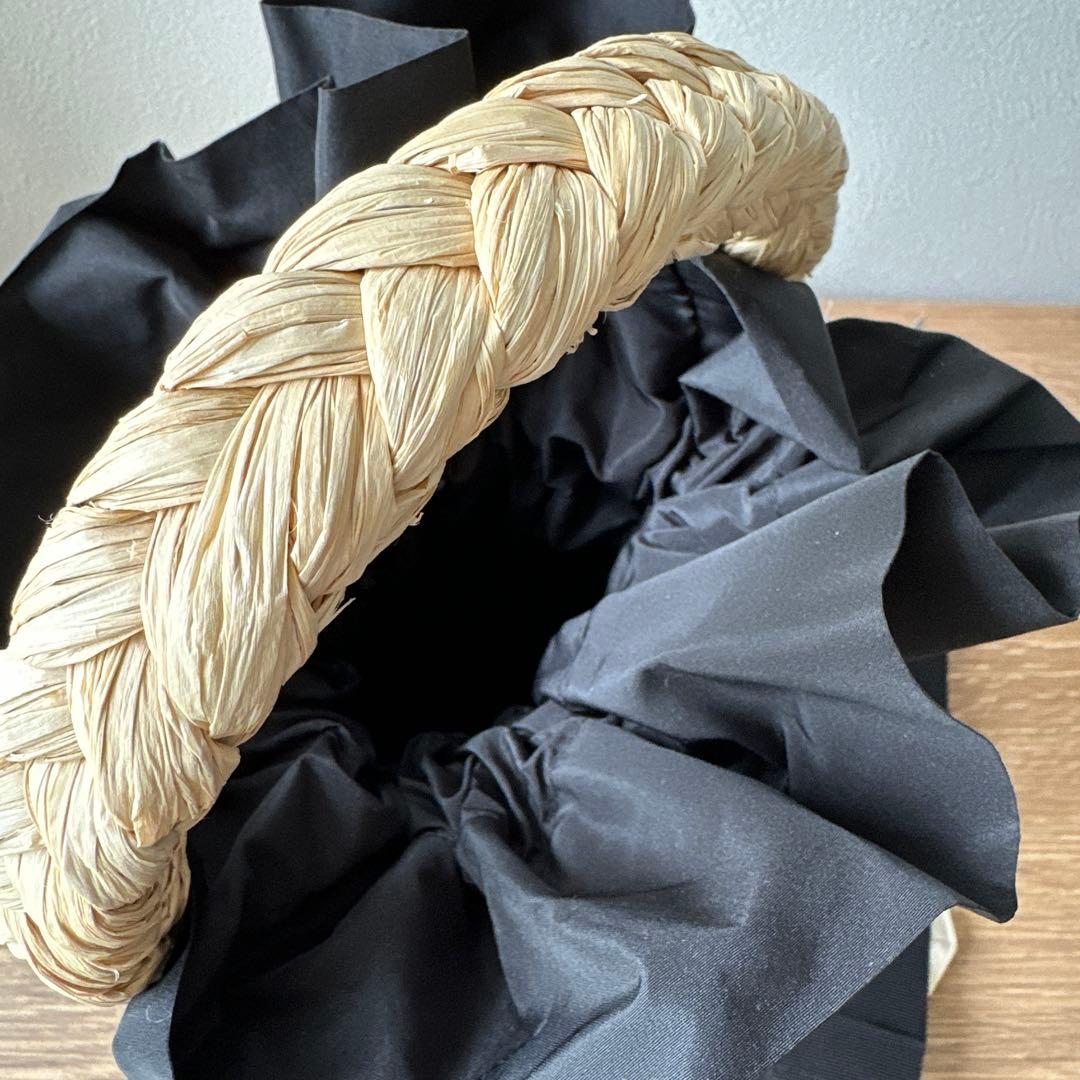 新品 PATOU ラフィア アイコニック バケットバッグ