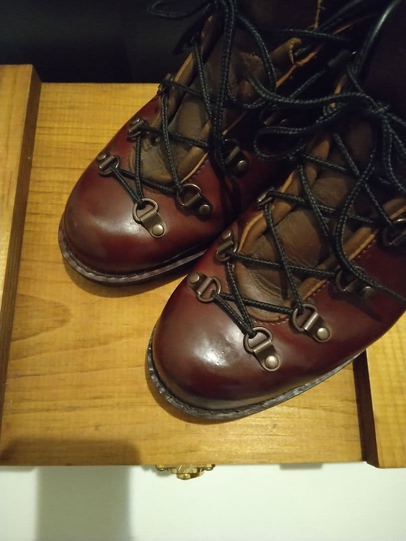 Danner ハイカットブーツ ダークブラウン 木箱付きコードバン