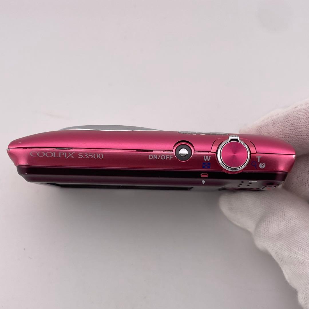 実写美⭕️【動作確認済】Nikon COOLPIX S3500 ピンク