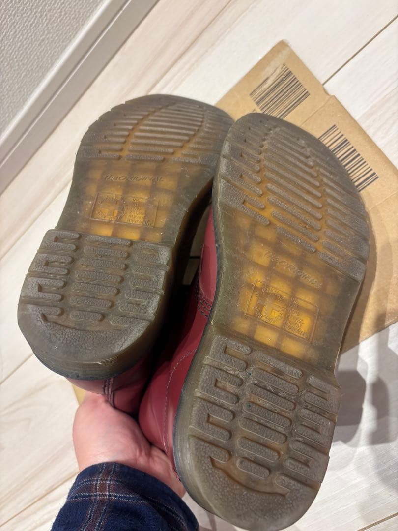 ドクターマーチン　8ホール　UK6 チェリー