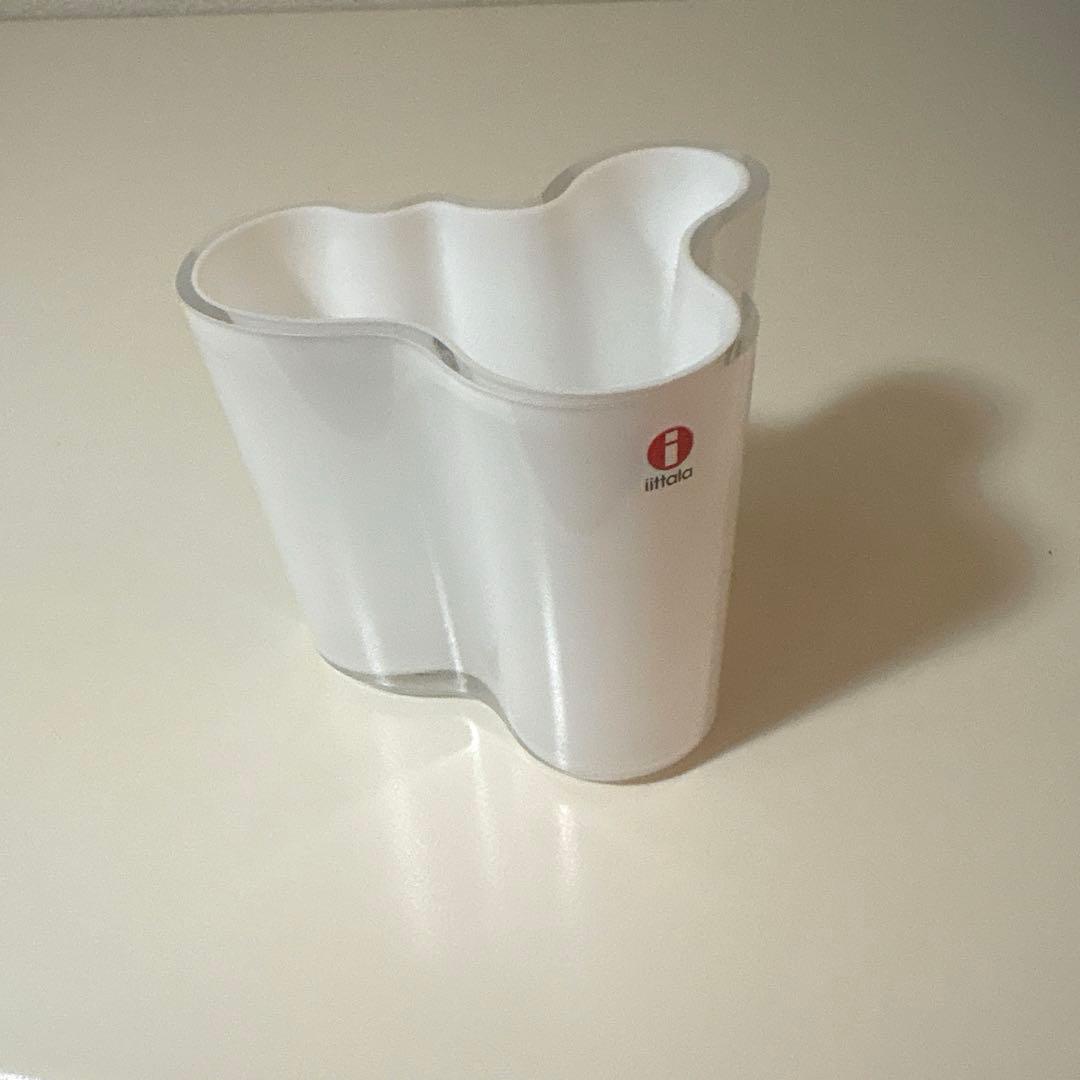 まもなく終了 イッタラ アアルトベース95mm ホワイト