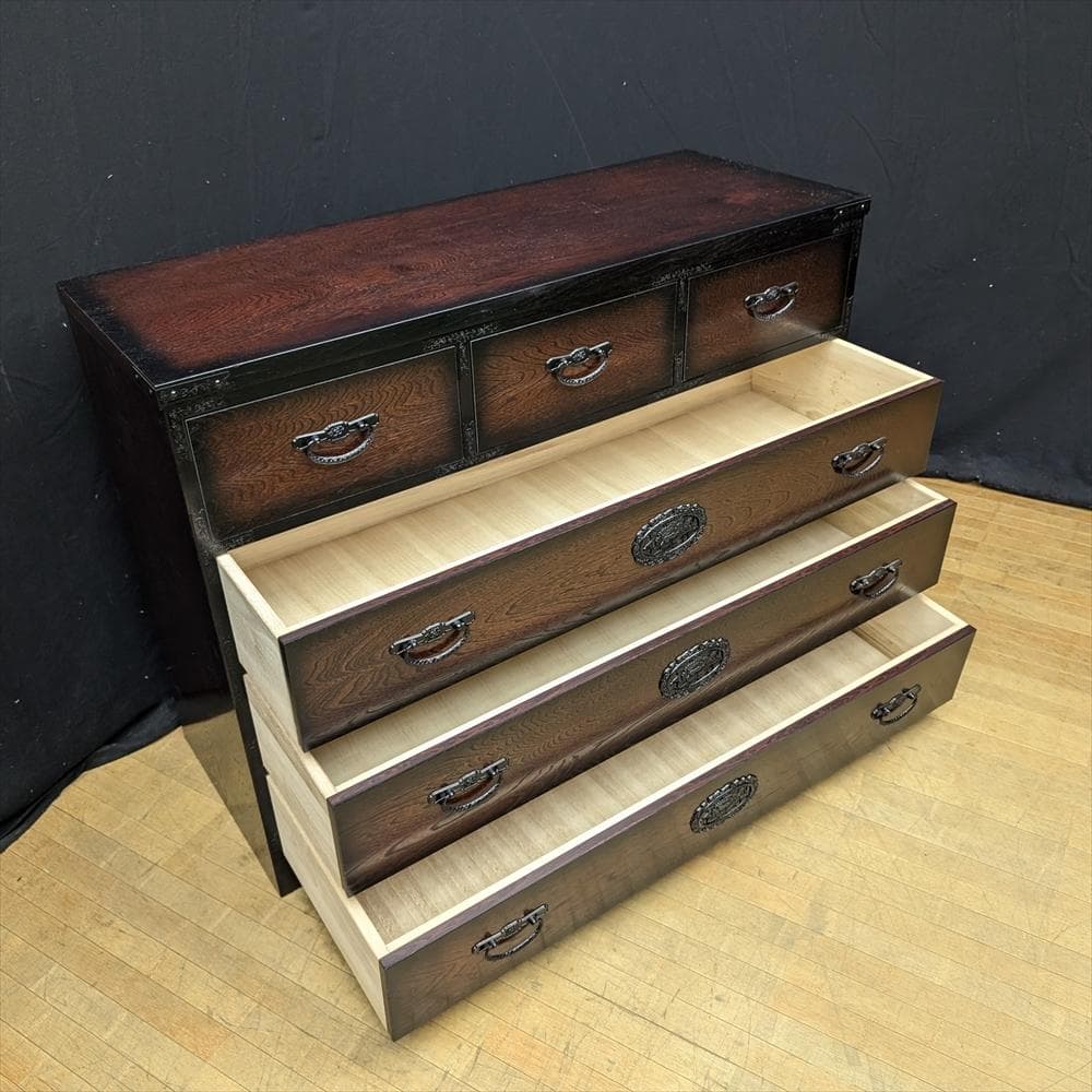 ノダ工芸　道海　ローチェスト　整理箪笥　タンス　たんす　チェスト　引き出し　収納