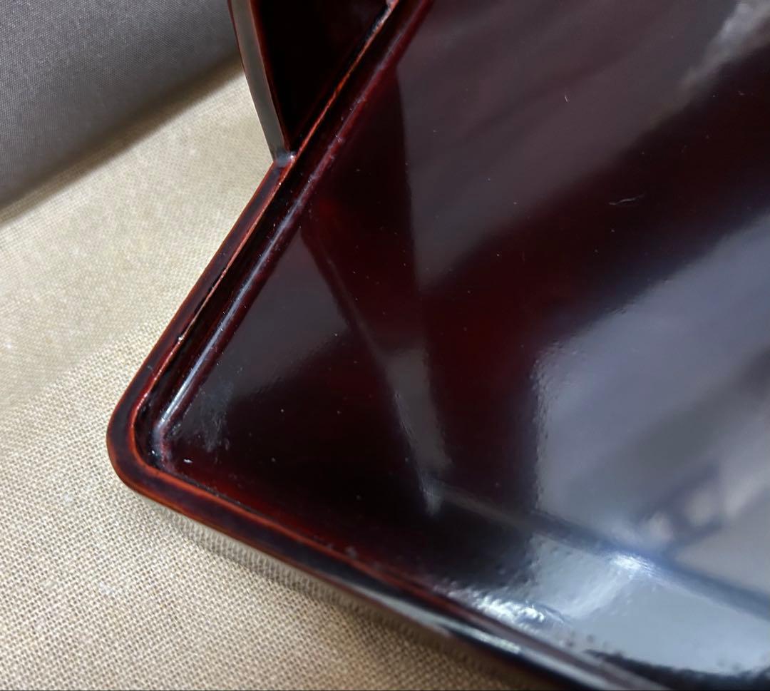 未使用/大特価❕会津塗/手付/四段重箱/1点 本漆塗＊本金＊沈金/和食器