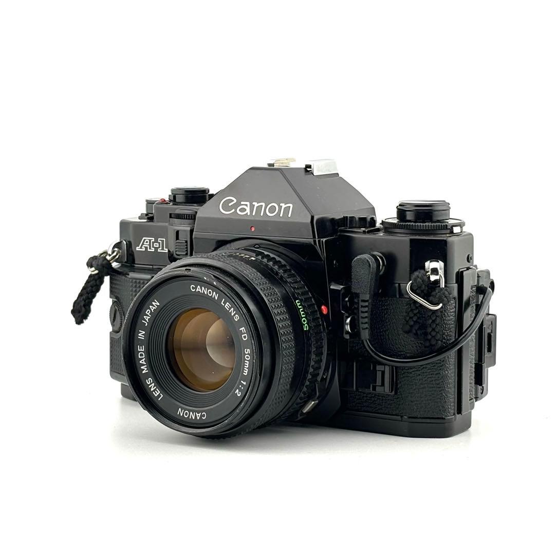 【完動品】Canon A-1 + FD 50mm F2 動作確認済