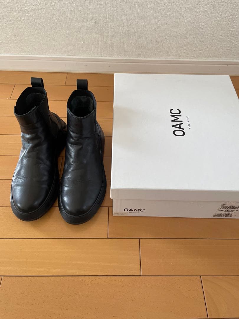 コ*ン様 超美品‼️OAMC FREE SOLO CHELSEA BOOT 黒
