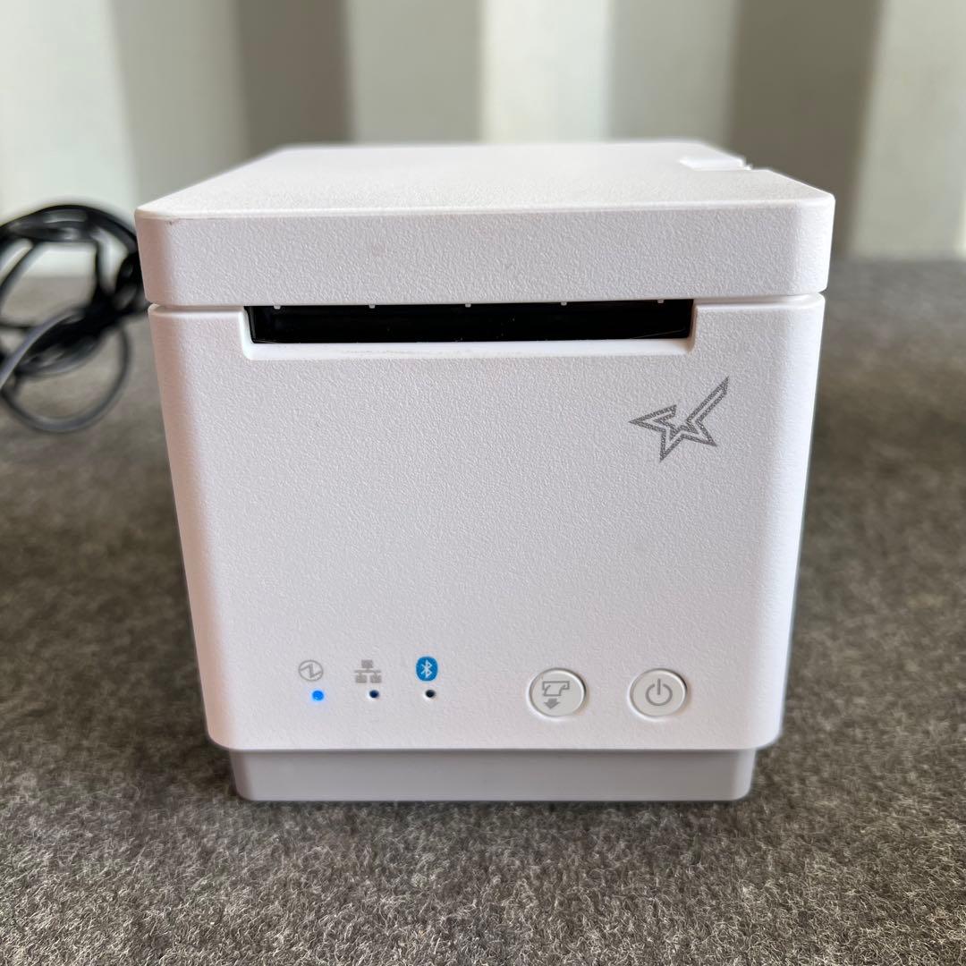 B20美品✨　スター精密 レシートプリンター ホワイト　キャッシュドロア 店舗