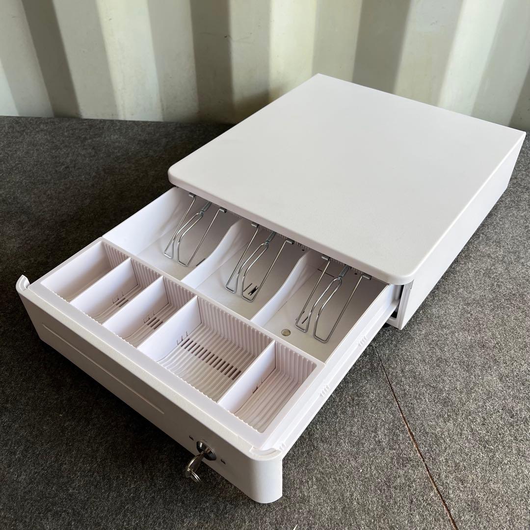 B20美品✨　スター精密 レシートプリンター ホワイト　キャッシュドロア 店舗