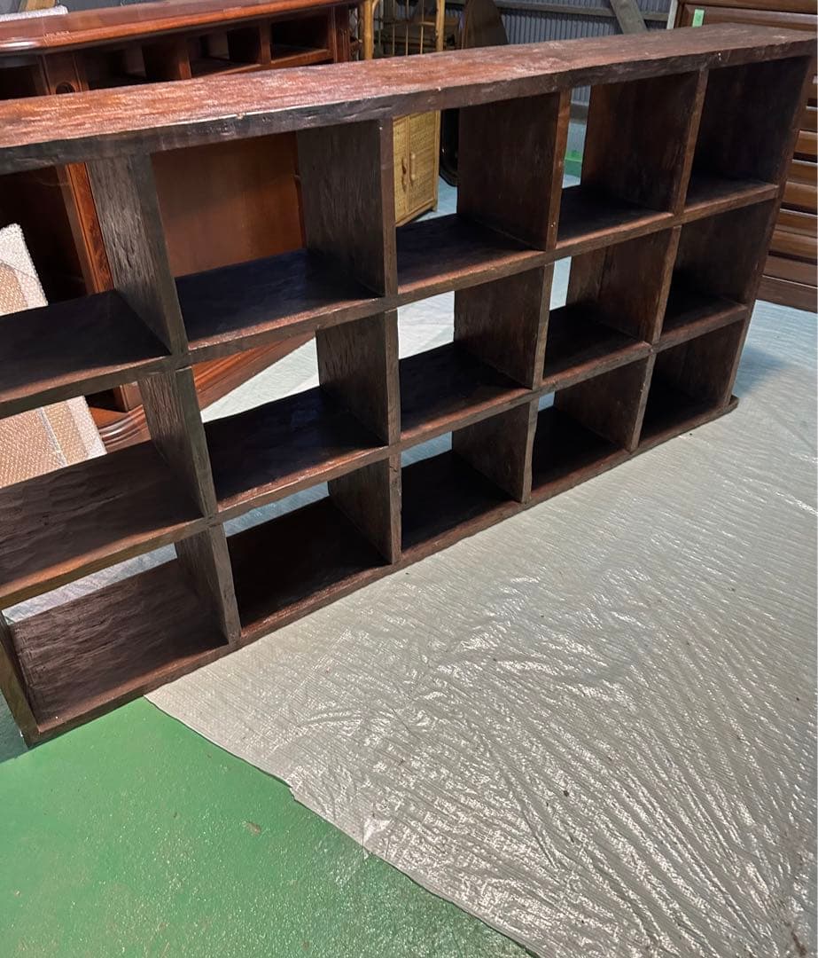 木製キャビネットとシェルフセット