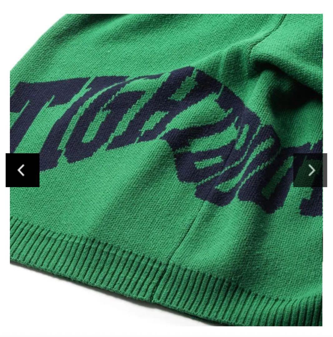 TBPR ⭐️ACID LOGO KNIT SWEATER グリーン　Lサイズ