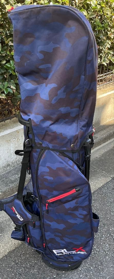 RLX POLO GOLF ポロゴルフ スタンドキャディバッグ ネイビー迷彩柄