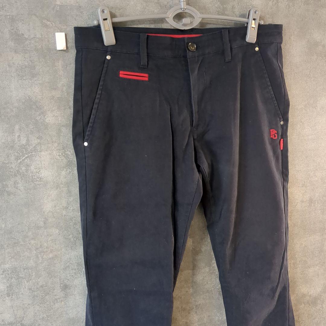 パーリーゲイツ　ネイビー 　ストレッチパンツ