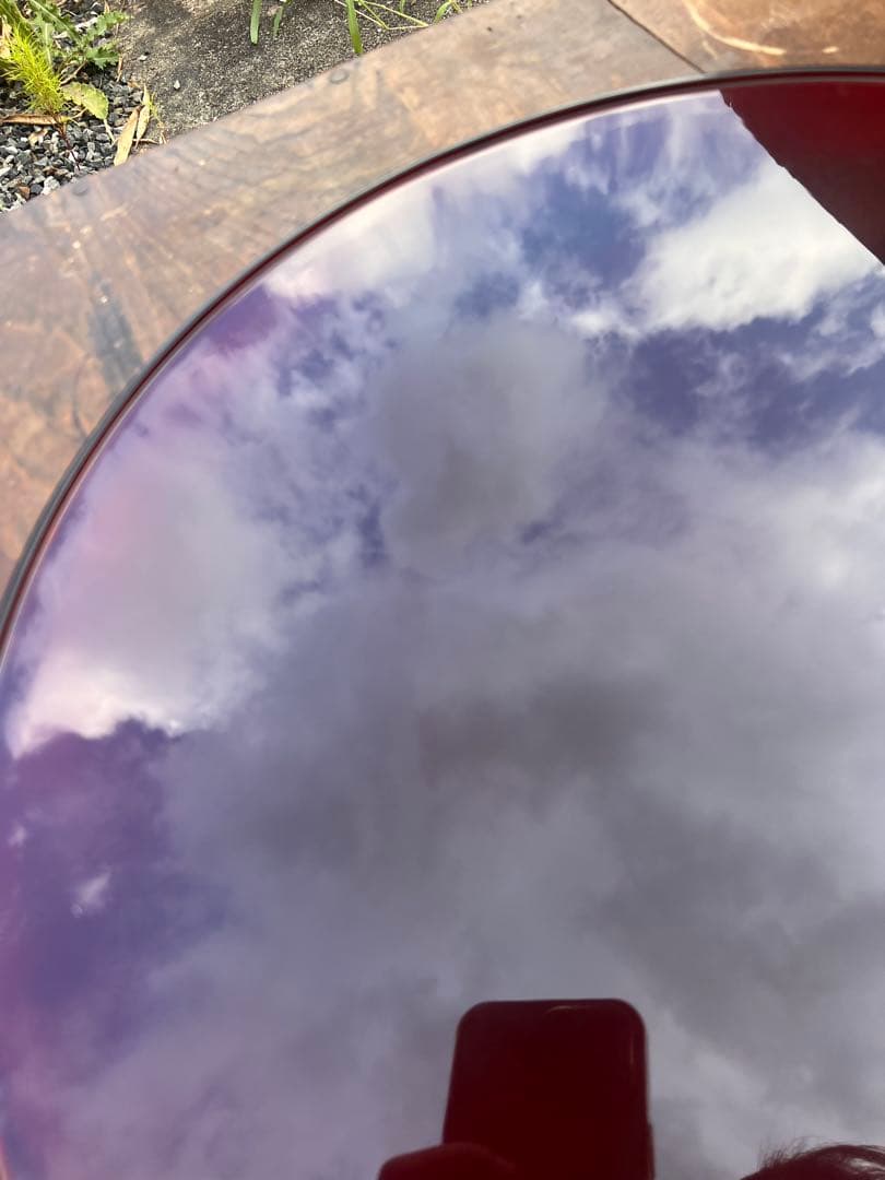 120高級輪島塗 わじま 慶塚 作 溜塗 丸盆