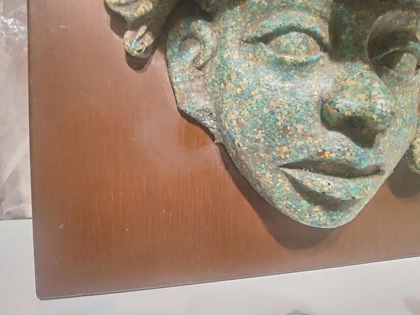 メキシコ製品★テオティワカン マヤ文明 アステカ文明 神様 マスク お面 飾り物