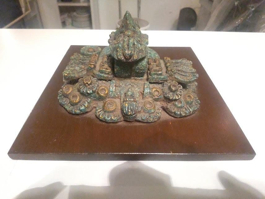 メキシコ製品★テオティワカン マヤ文明 アステカ文明 神様 マスク お面 飾り物