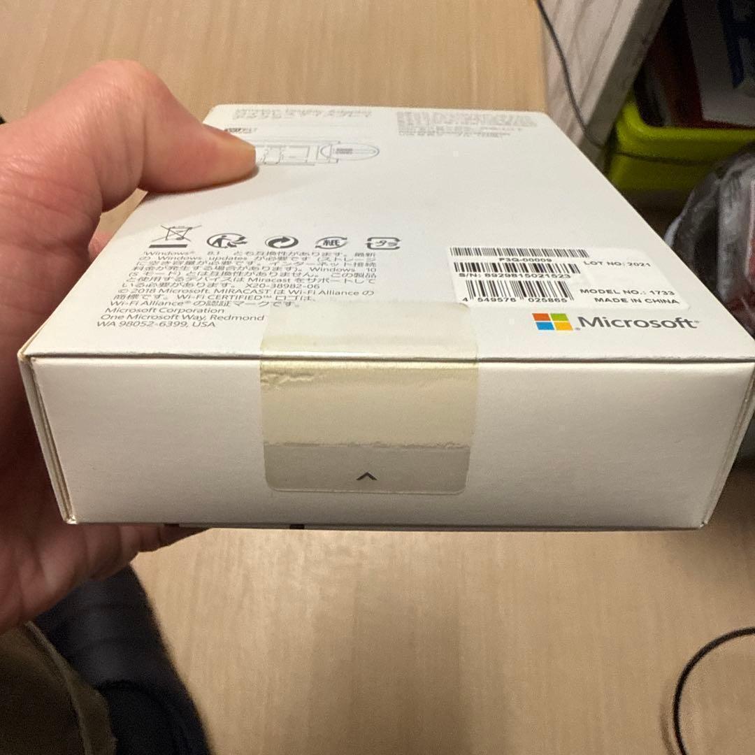 未開封 マイクロソフト P3Q-00009 ワイヤレスディスプレイアダプター