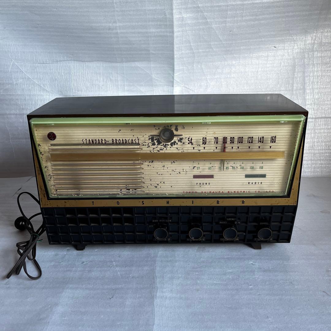 Toshiba 真空管　ラジオ　RADIO マツダラジオ　メジロ　6RC-71
