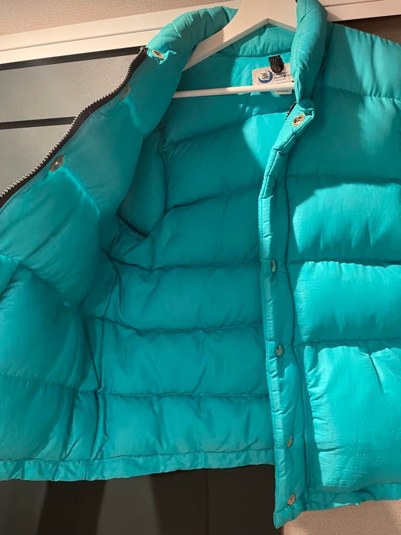 実寸S 90s Crescent Down Works ZipSnap Down