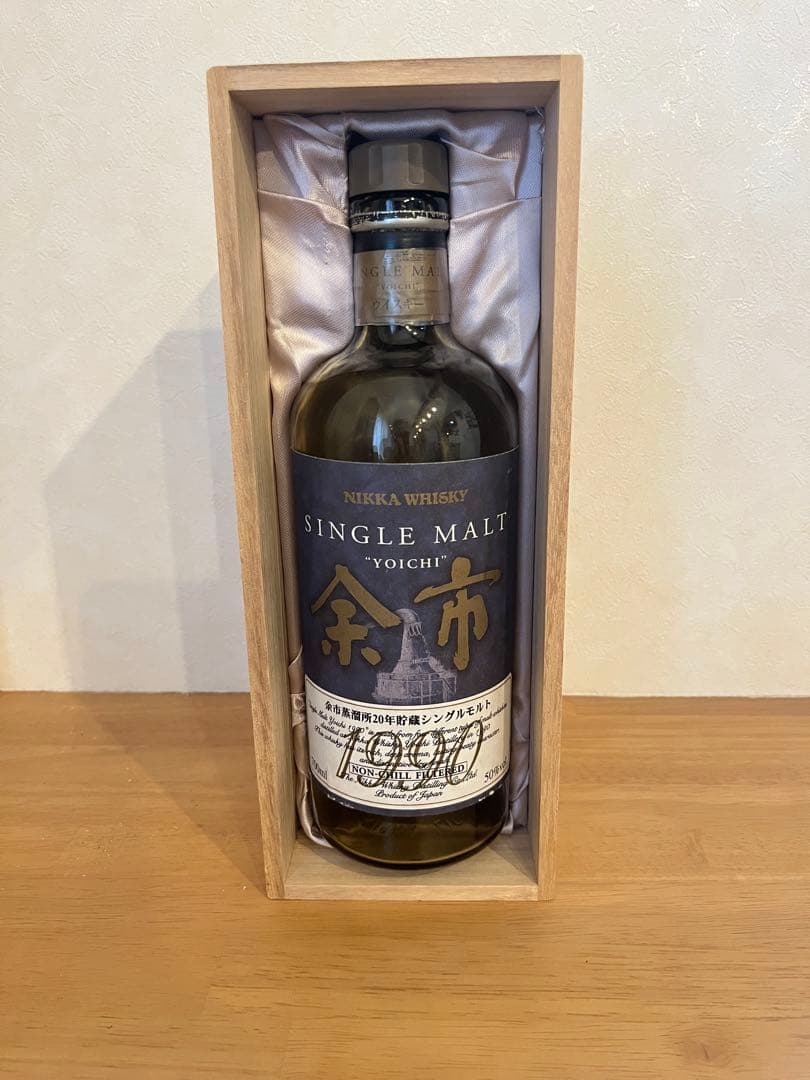 NIKKA WHISKY SINGLE MALT 余市1990 木箱入り