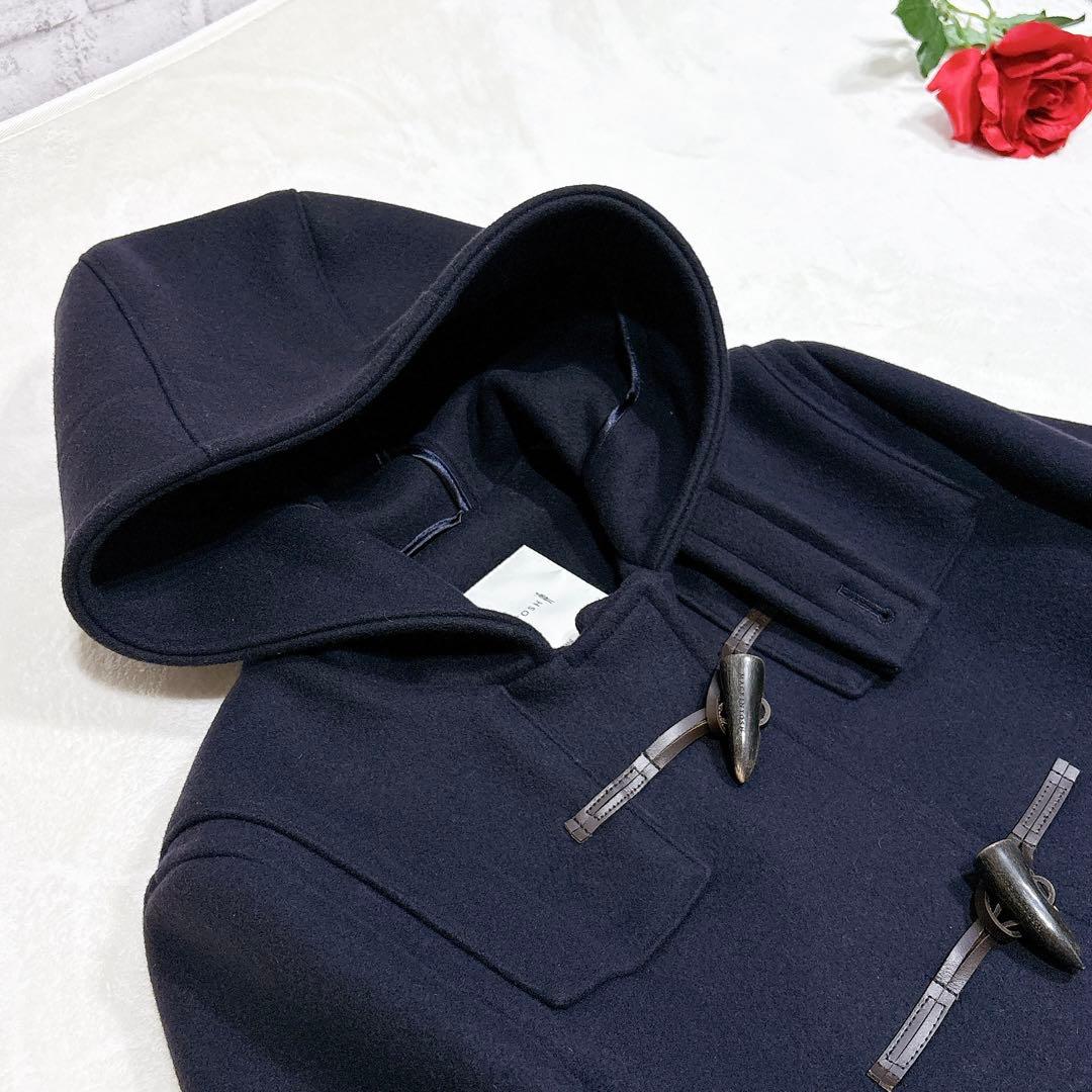 新品同様✨　マッキントッシュ　ダッフルコート　現行品　ネイビー　ロング　34