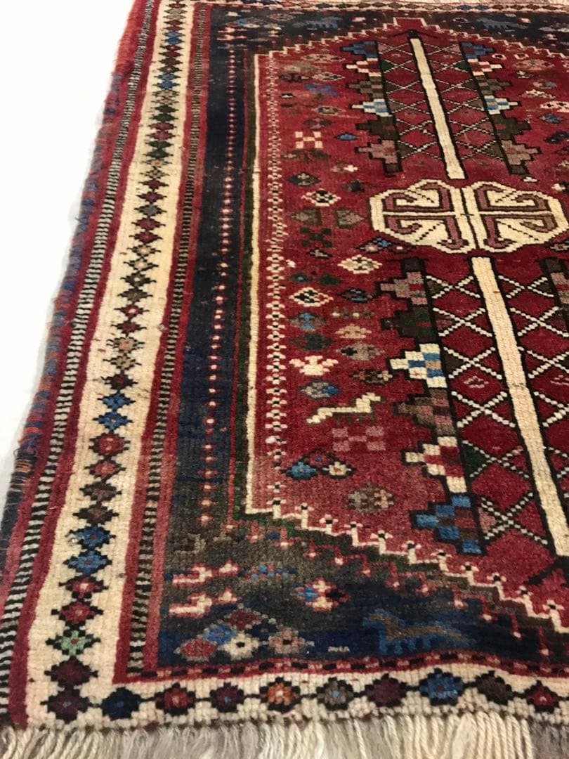 ペルシャ手織り絨毯　ビンテージ