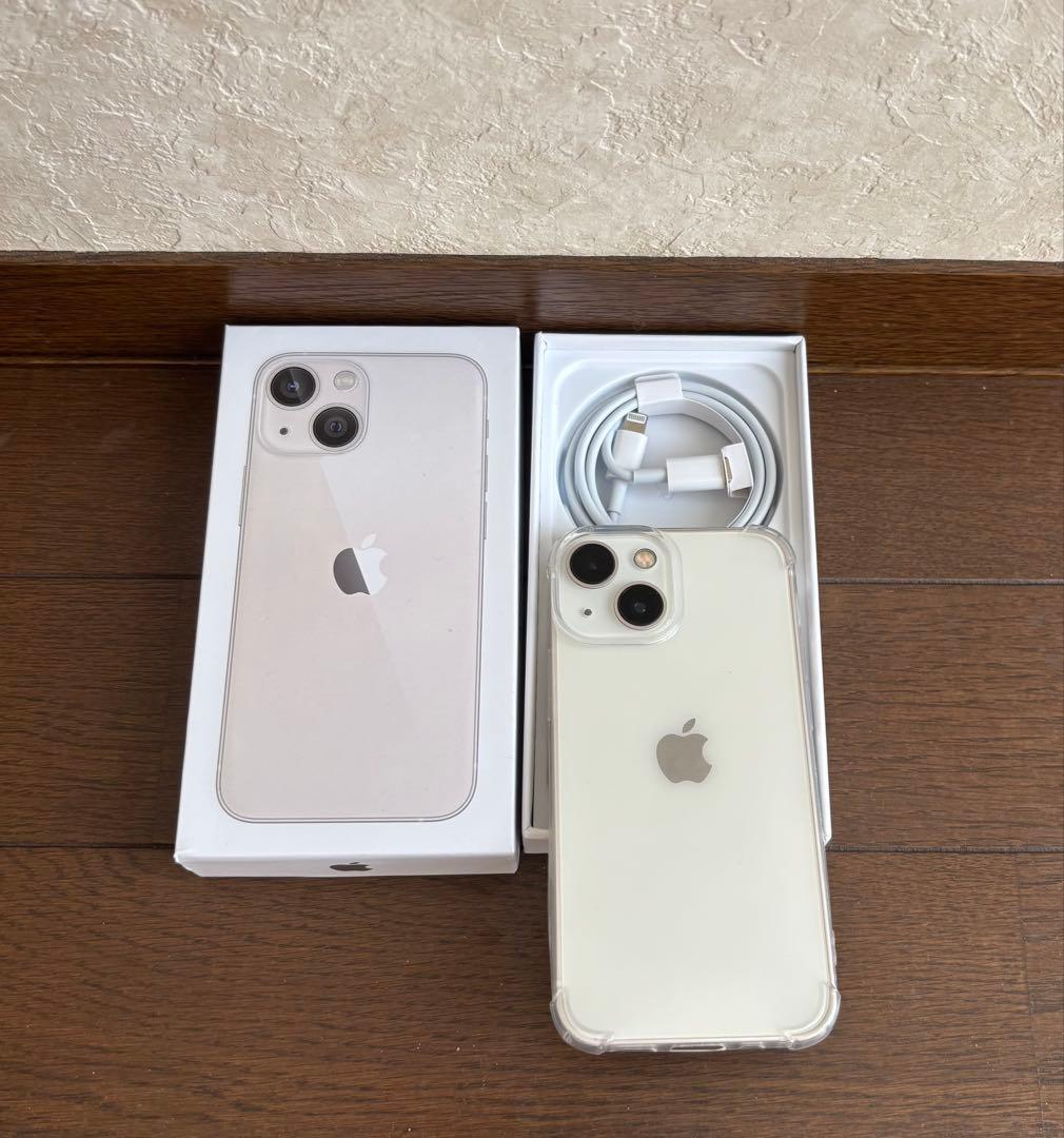 ほぼバッテリー100% iPhone13 mini 128GB スターライト美品