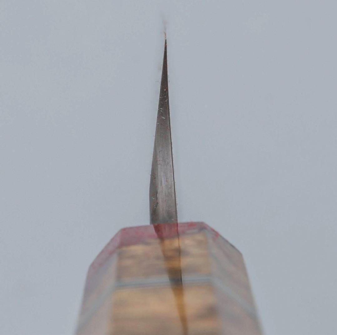 二唐刃物　本焼　白一鋼　柳　300