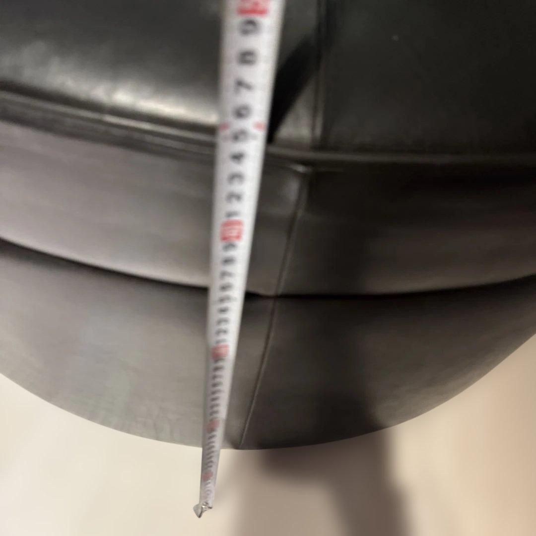 ADAL 特注 円形レザー ドラムスツール