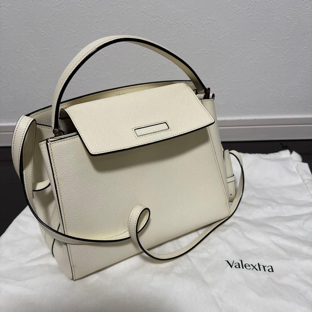 ✨【保存品】Valextraイタリア製 ハンドル＆ショルダー2WAYバッグ