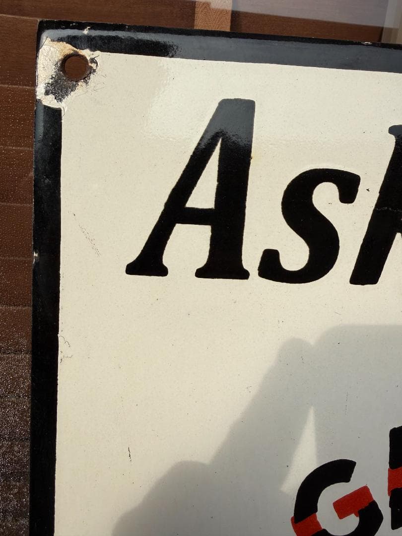 ガーゴイル モービルオイル ホーロー看板 61×45.5cm 世田谷ベース