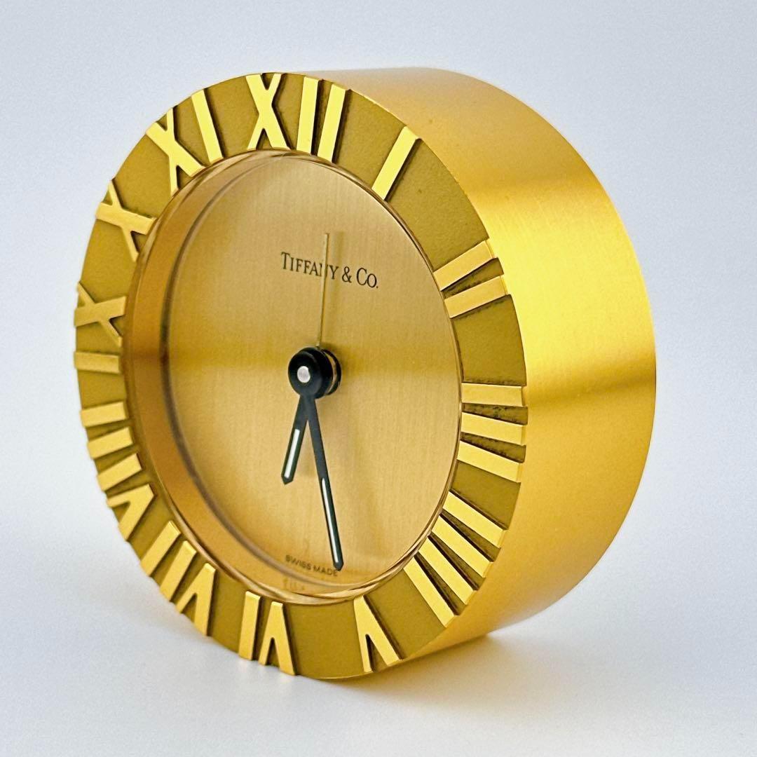 【TIFFANY】　ティファニー　アトラス　クロック　置時計　状態良好　超レア