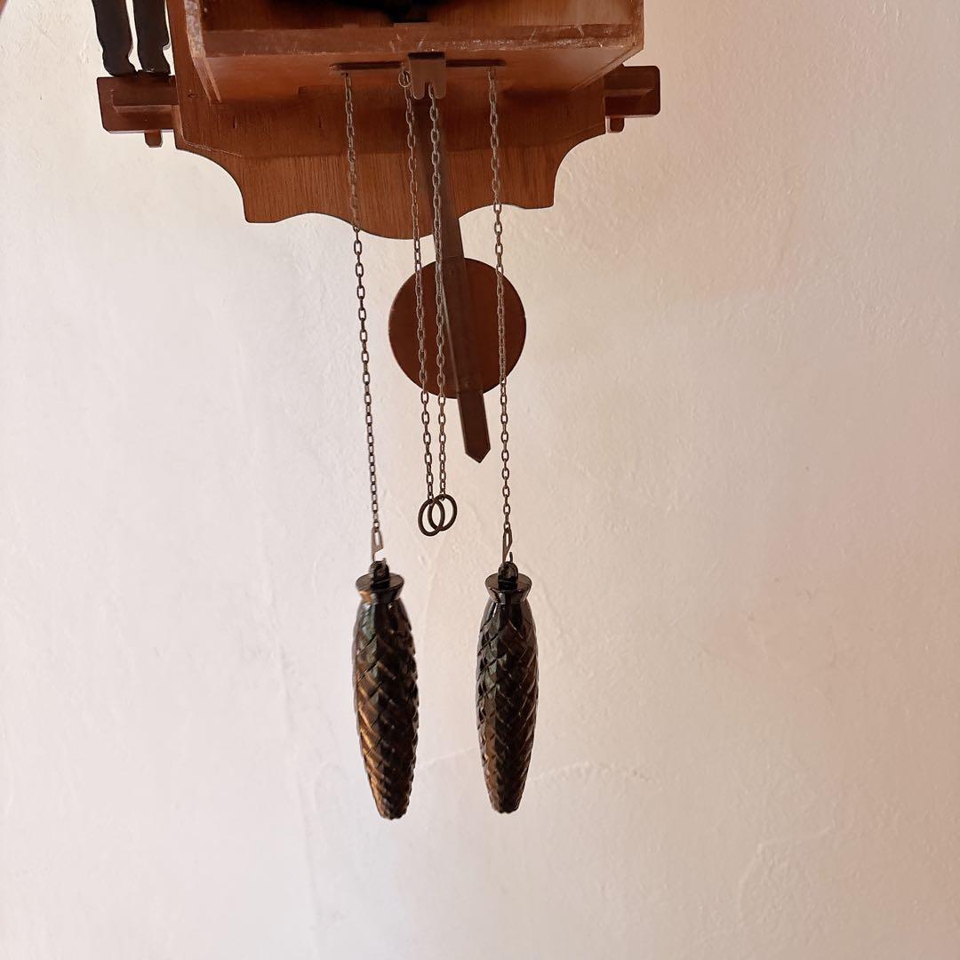 【匿名配送】 CITIZEN シチズン 鳩時計 稼働品 電池付き 壁掛け時計