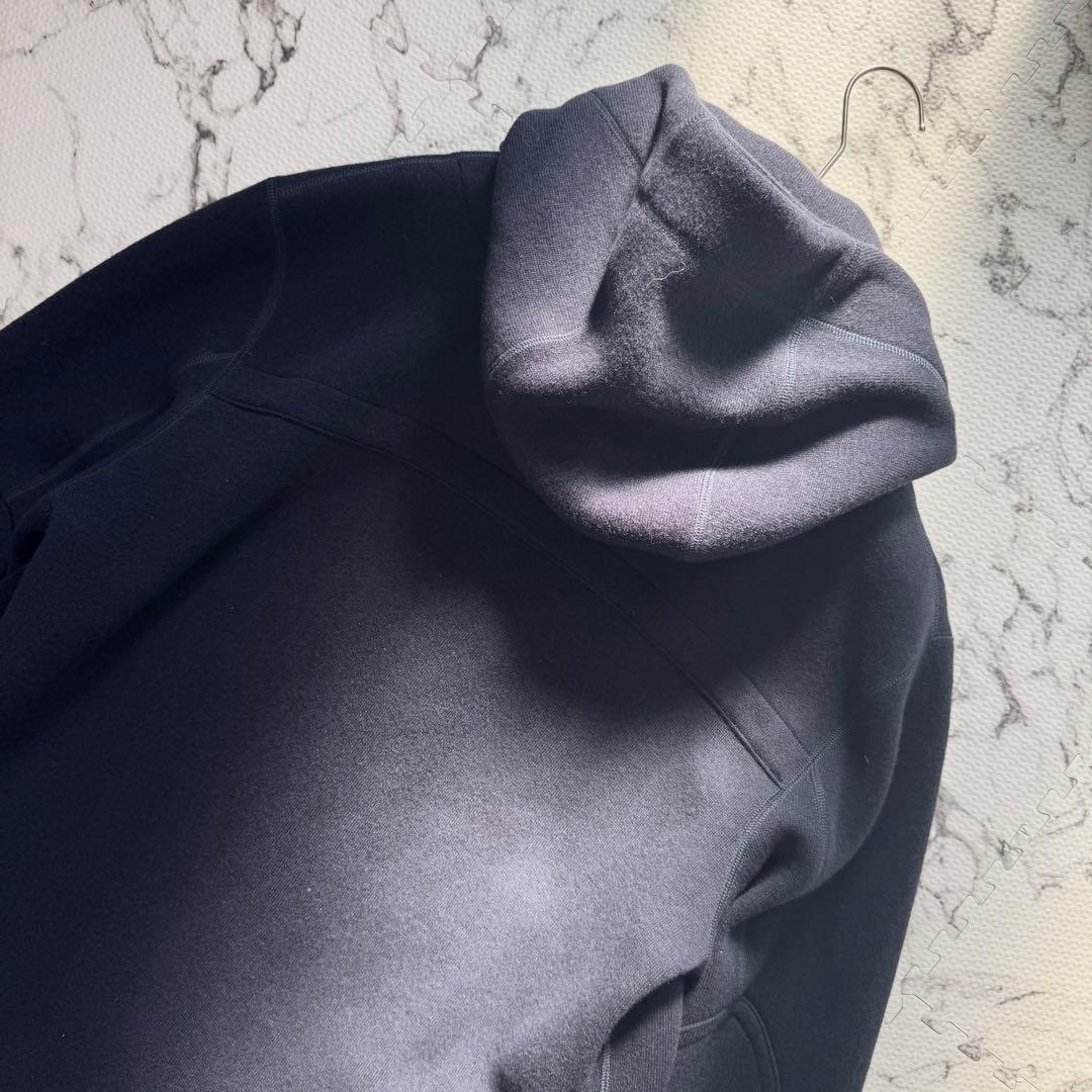 未使用◎グッチ　ダッフルコート　ロゴトグル　2way 大きいサイズ　ネイビー