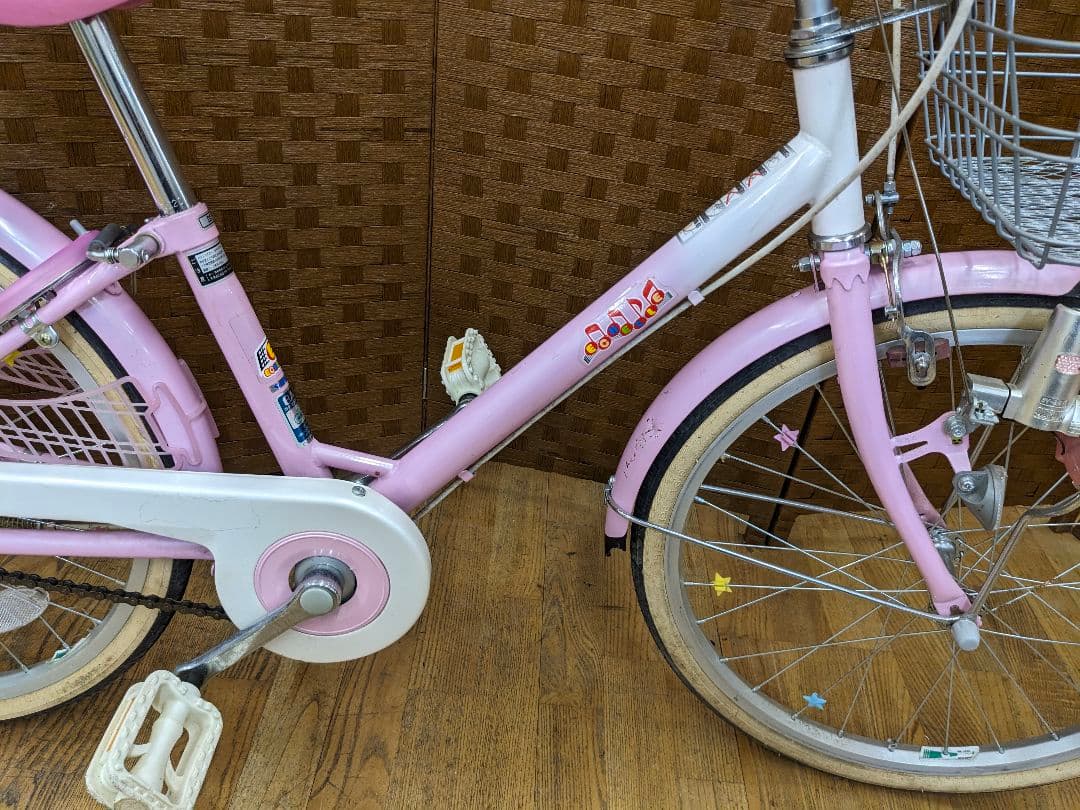 U010 子供自転車　20インチ　ピンク