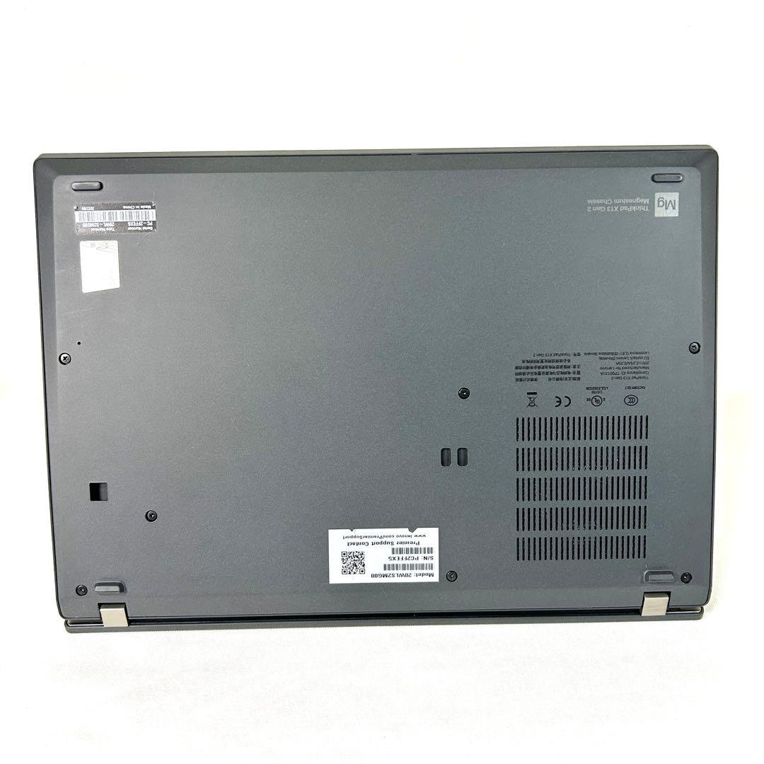 美品 Lenovo ThinkPad X13 Gen2 i5 バッテリー良好