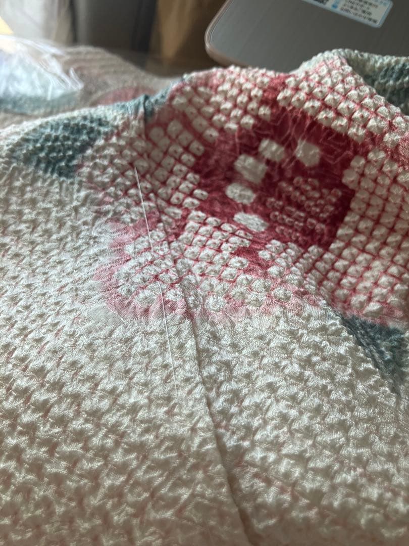 藤娘きぬたや　総絞り　訪問着　付下げ