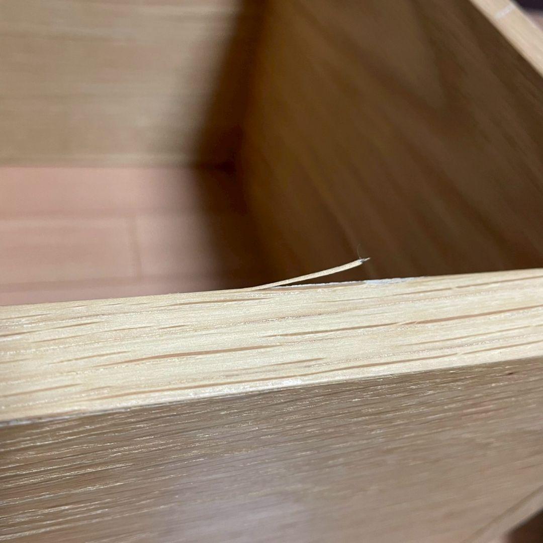 無印良品　スタッキングシェルフ　オーク材　２段