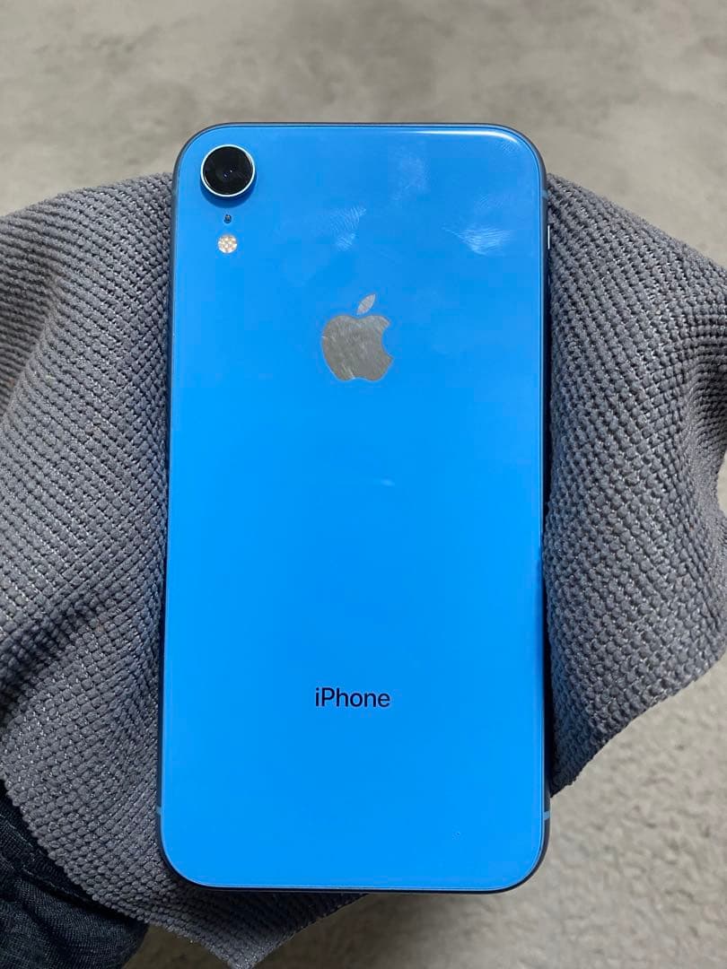 iPhone XR 128GB ブルー SIMフリー ジャンク