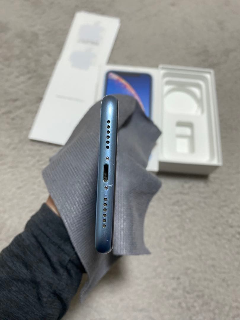 iPhone XR 128GB ブルー SIMフリー ジャンク