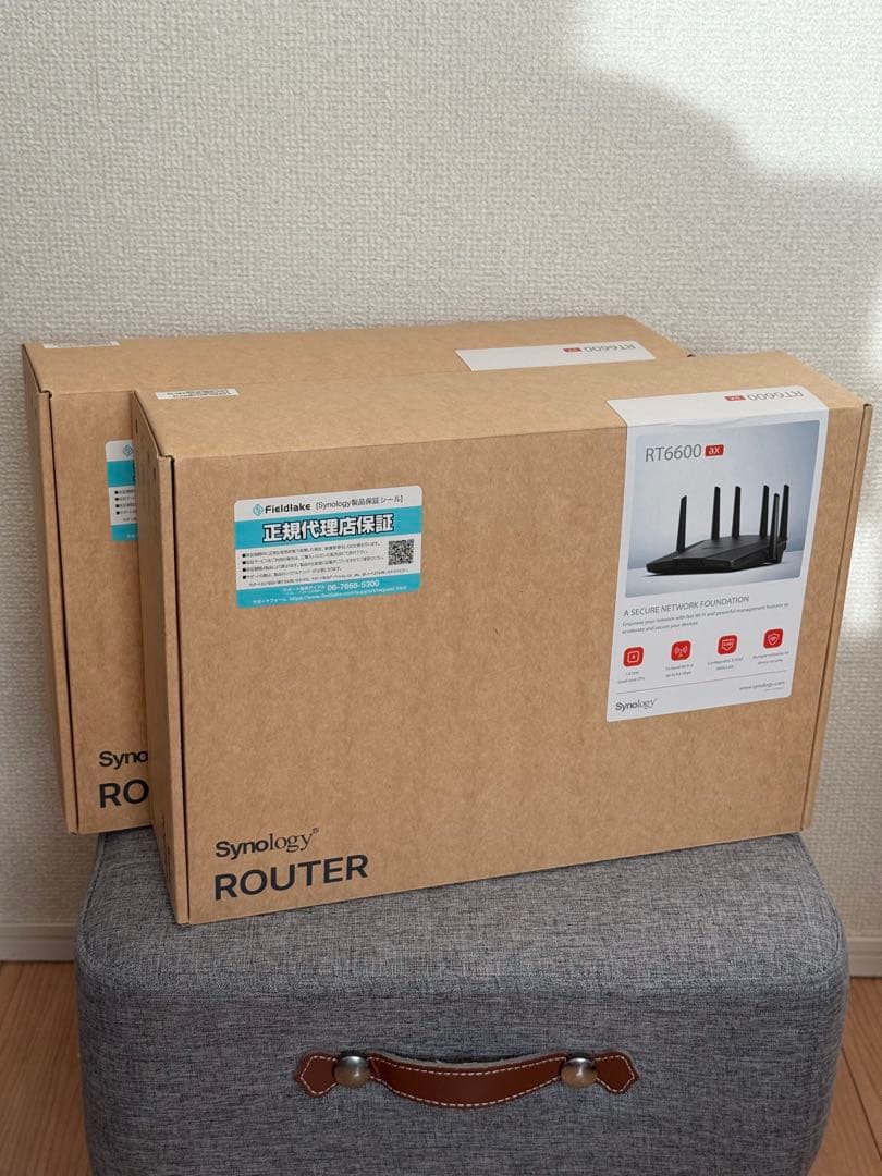 Synology Router RT6600ax 2台セット