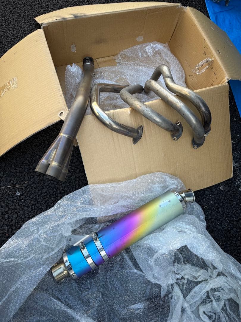 XJR400R モリワキフルチタン フルエキ マフラー rh02j 4hm