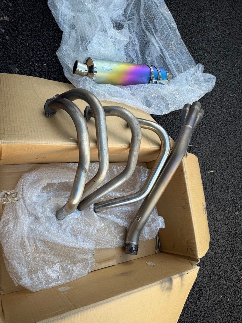 XJR400R モリワキフルチタン フルエキ マフラー rh02j 4hm