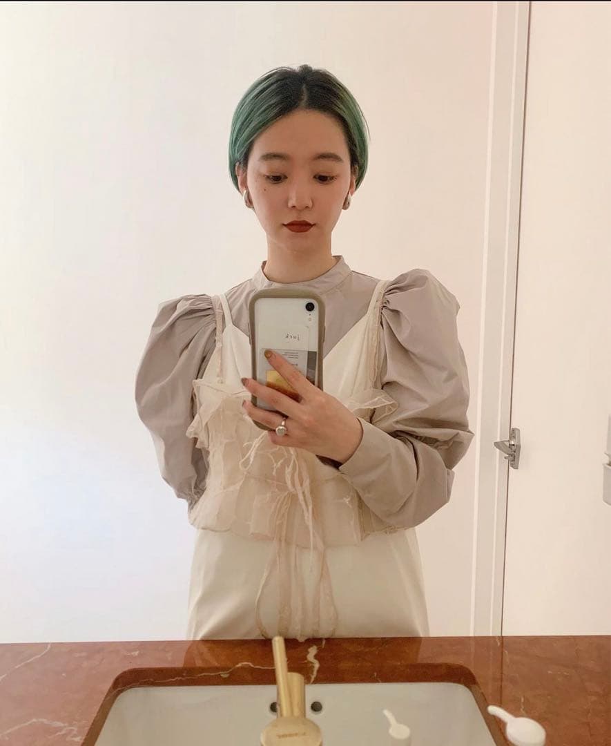 トップス washi corset leinwande