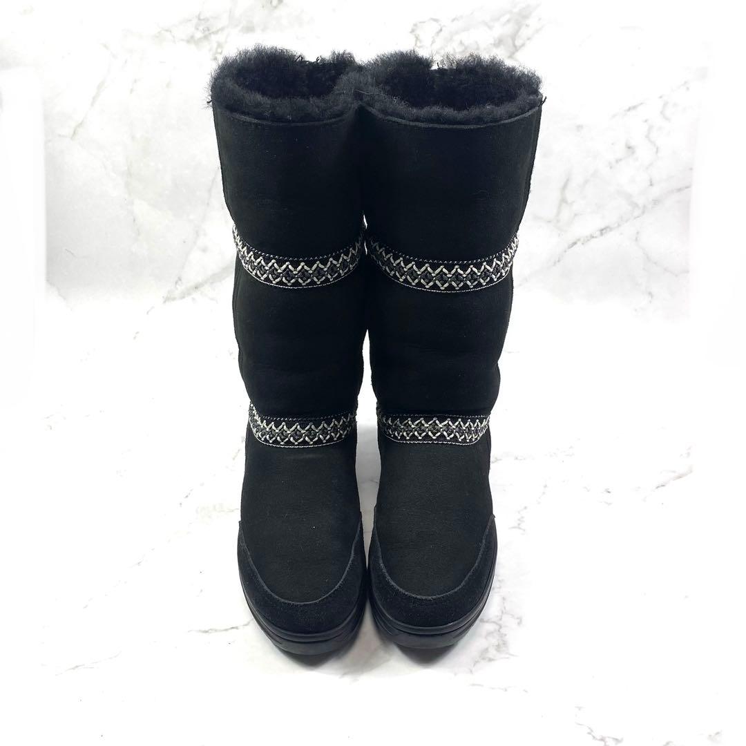 【希少】UGG W SUNDANCE REVIVAL ムートンブーツ黒 24