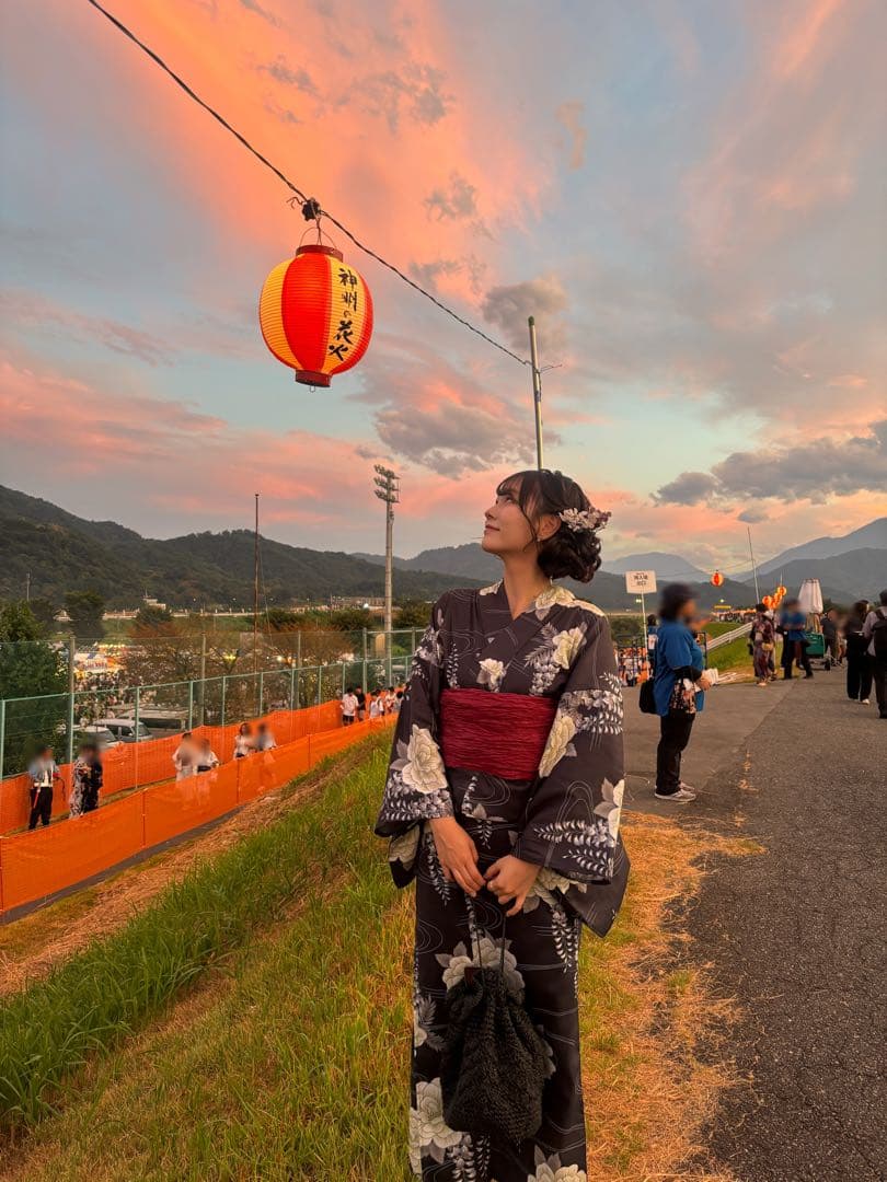 Dita 浴衣　凪の藤ながれ