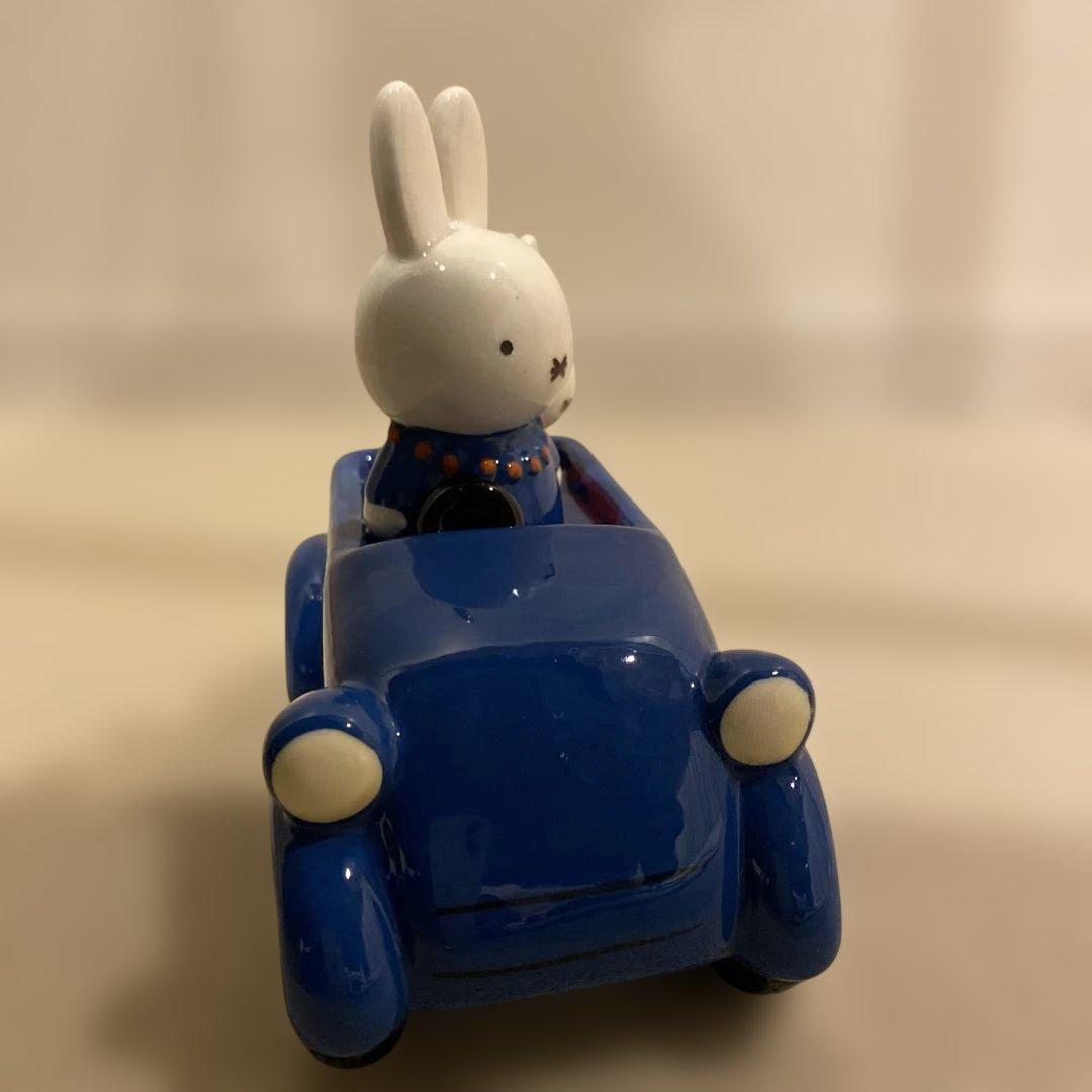 海外限定　陶器　置物　miffy ミッフィーとママのクルージングフィギュア